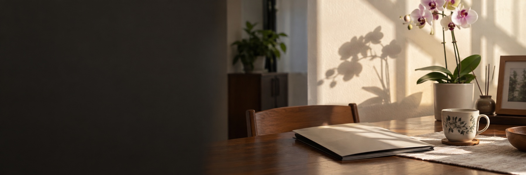 Simple funeral planning setting in a Singapore HDB home